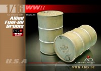 Allied Fuel-Oil Drums (2pcs)
